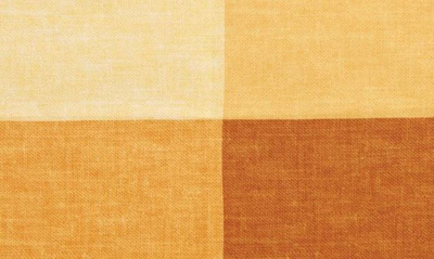 Nordstrom Colorblock Silk Pocket Square In Yellow