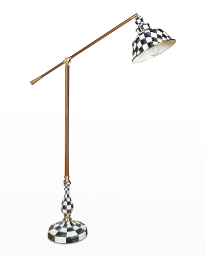 Shop Mackenzie-childs Courtly Check Reading Floor Lamp
