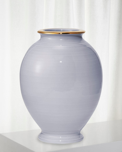Shop Aerin Siena 11.8" Large Vase, Blue Haze