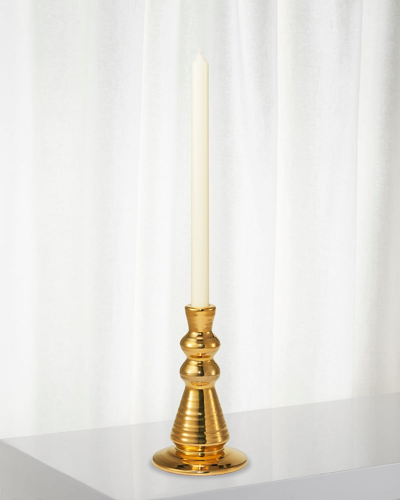 Shop Aerin Allette 7.4" Extra-large Candleholder, Gold