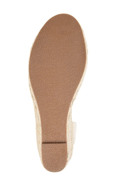 Shop Journee Collection Monte Espadrille Ankle Strap Wedge Sandal In Tan