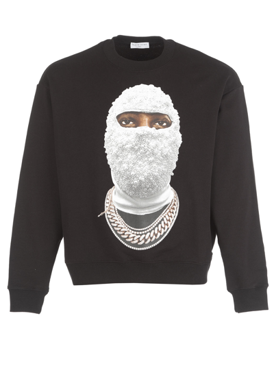 Shop Ih Nom Uh Nit Future Mask Crewneck Sweatshirt In Black