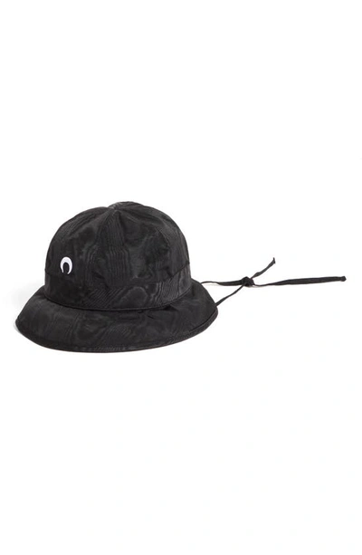 Marine Serre Bucket Hat With Visor In Black | ModeSens