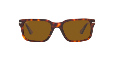 Shop Persol Rectangular Frame Sunglasses In Multi