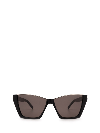 Shop Saint Laurent Eyewear Kate Sunglasses In Black