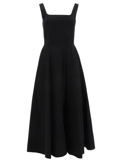 Shop Sportmax Faida Sleeveless Midi Dress In Black