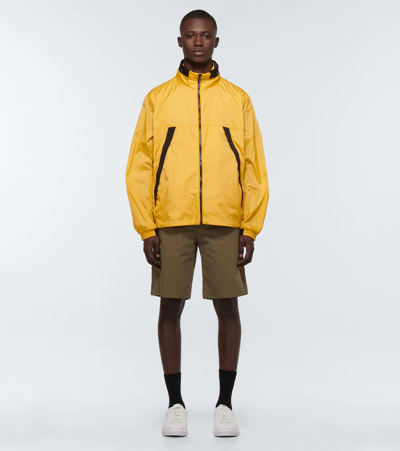 Shop Moncler Heiji Technical Jacket In Yellow