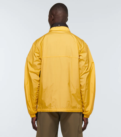 Shop Moncler Heiji Technical Jacket In Yellow