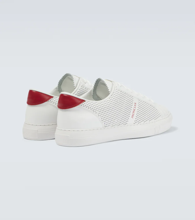 Shop Moncler New Monaco Sneakers In White