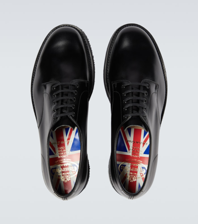 Shop Church's Leyton Leather Derby Shoes In Black