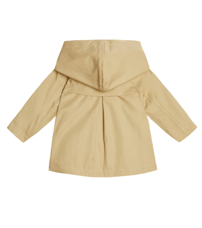 Shop Tartine Et Chocolat Baby Cotton Twill Jacket In Ficelle