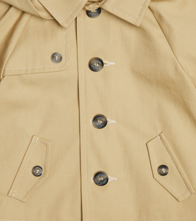 Tartine Et Chocolat Baby Cotton Twill Jacket In Ficelle