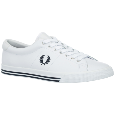 Shop Fred Perry Men's Shoes Leather Trainers Sneakers In White