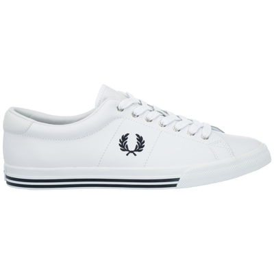 Shop Fred Perry Men's Shoes Leather Trainers Sneakers In White