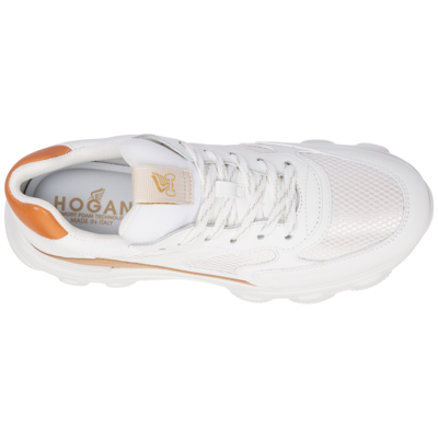Shop Hogan Women's Shoes Leather Trainers Sneakers  Hyperactive In White
