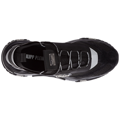 Shop Philipp Plein Men's Shoes Leather Trainers Sneakers  Trainer Predator Vegan In Black