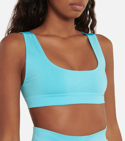 Shop Prism Serene Bra And Lucid Leggings Set In Turquoise