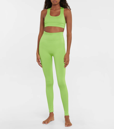 Prism Sports Bra And Leggings Set In Green