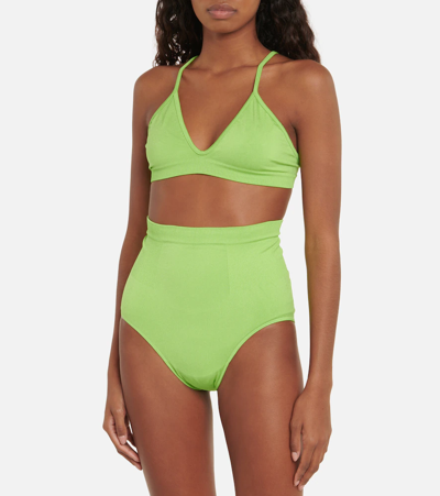 Shop Prism Blissful Bra And Radiant Briefs Set In Green