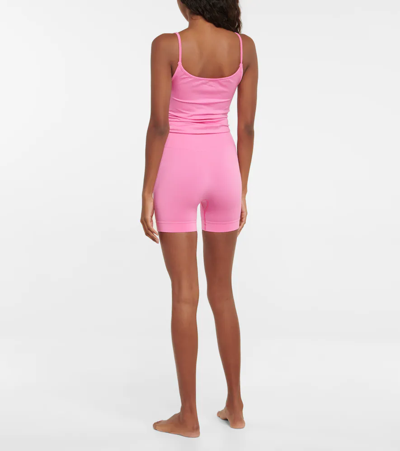 Prism Tank Top And Shorts Set In Fuschia