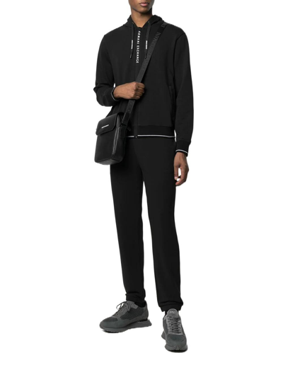 Shop Emporio Armani Men's Black Polyester Messenger Bag