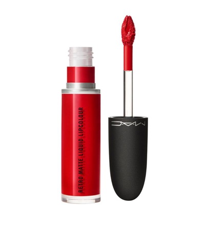 Shop Mac Retro Matte Liquid Lipcolour In Red