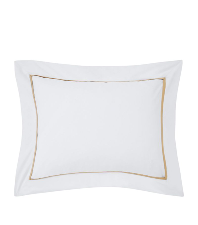 Shop Ralph Lauren Westbank Chamois Cushion Cover (31cm X 42cm) In Beige