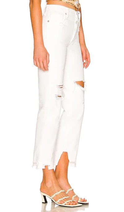 Shop Free People Tapered Baggy Boyfriend In White