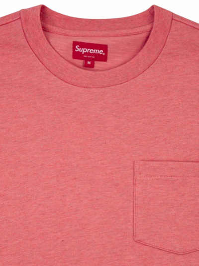 Shop Supreme Chest-pocket Short-sleeve T-shirt In Red