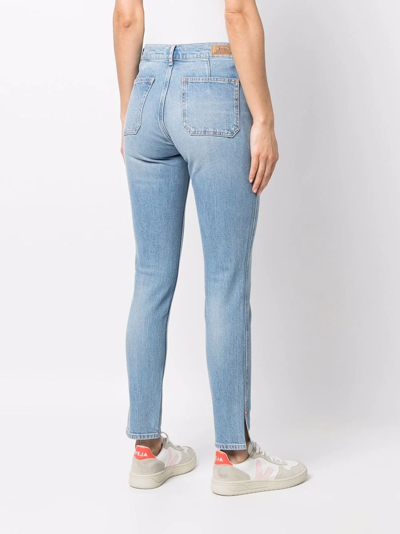 Shop Polo Ralph Lauren Button-down Skinny-cut Jeans In Blau