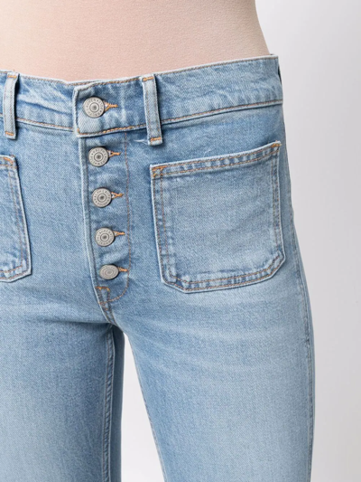 Shop Polo Ralph Lauren Button-down Skinny-cut Jeans In Blau