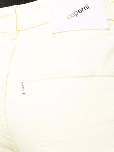 Shop Coperni Straight-leg Denim Jeans In Yellow
