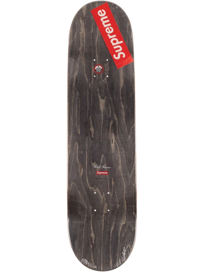 Shop Supreme Hnic Skateboard Deck In Brown