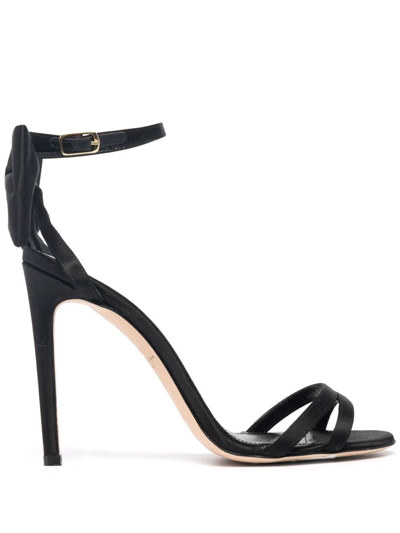 Dee Ocleppo Lace-up Leather Sandals In Black