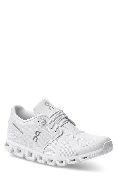 Shop On Cloud 5 Running Shoe In All White