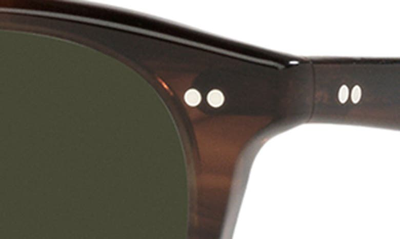 Shop Oliver Peoples Desmon 50mm Phantos Sunglasses In Dark Tortoise