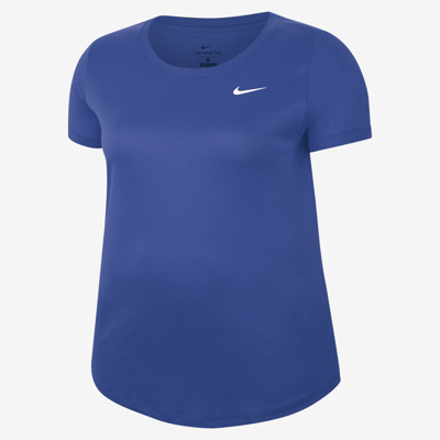 Shop Nike Dri-fit Legend Women's Training T-shirt In Game Royal,white