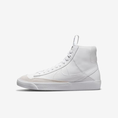 Shop Nike Blazer Mid '77 Se Dance Big Kids' Shoes In White,white,black,white