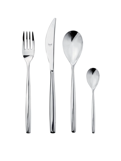 Shop Mepra Stiria 24-piece Cutlery Set In Silver
