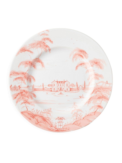 Shop Juliska Country Estate Ceramic Dinner Plate In Petal Pink