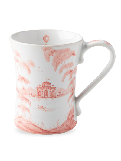 Shop Juliska Country Estate Ceramic Mug In Petal Pink