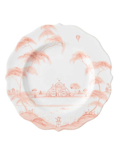 Shop Juliska Country Estate Ceramic Dessert Plate In Petal Pink