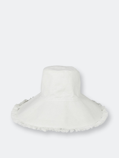 Shop Hat Attack Canvas Packable Hat In White