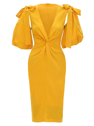 Shop Andrea Iyamah Women's Zuna Dress In Marigold