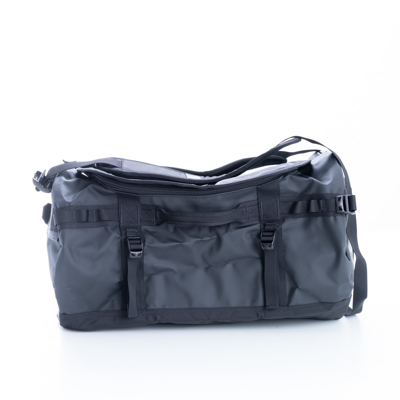 Shop The North Face `` Base Camp S Duffle Bag In Tnf Black/tnf White