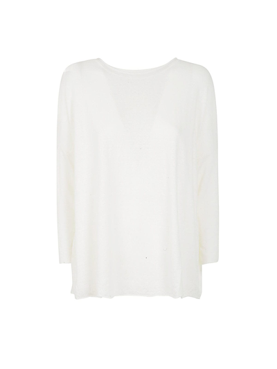 Shop Labo.art L/s Round Neck Over Box Sweater In Ppt
