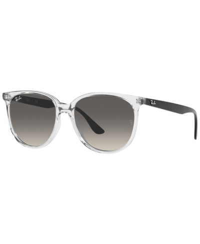 Ray Ban Gray Gradient Butterfly Ladies Sunglasses Rb4378 647711 54 In Transparent