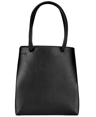 Shop Gigi New York Women's Sydney  Women's Mini Shopper In Black - Italian Genuine Leather