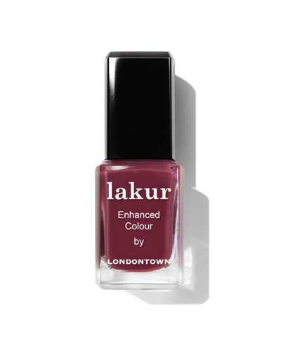 Londontown Lakur Enhanced Color Nail Polish, 0.4 Oz. In Fig Jam Lakur