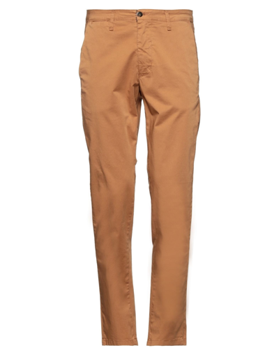 Shop Squad² Man Pants Tan Size 26 Cotton, Elastane In Brown